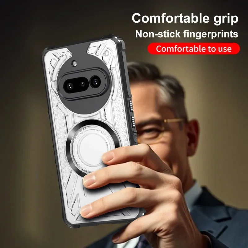 Luxury Armor Magnetic Magsafe Phone Case – Shockproof Hard Back Cover with PC+TPU Protection