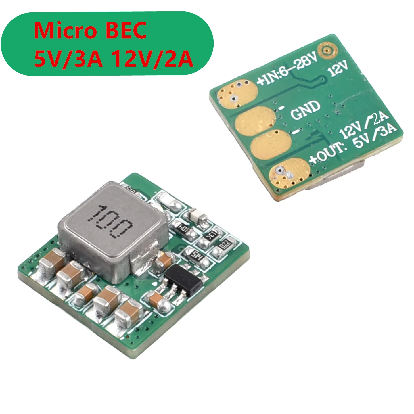 Micro BEC 5V/3A 12V/2A pour RC Drone Avion - Lot 1/2/4 pièces