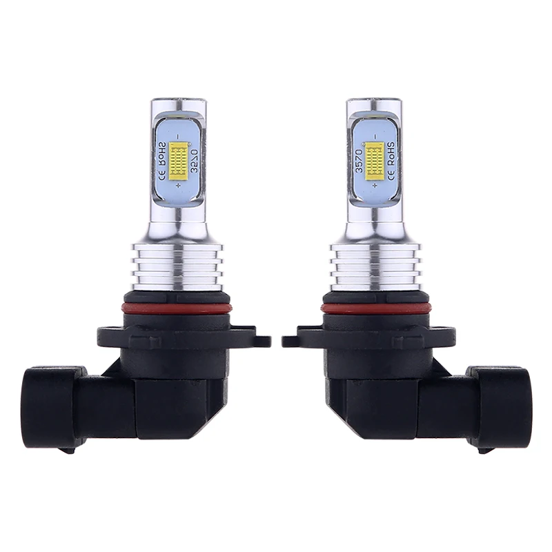 2Pcs LED CSP 9005 HB3 9006 HB4 Fog Lamp Bulbs LED Car Headlight 20000LM Auto Front Driving Running Light 6000K 4300K 12V 24V 80W