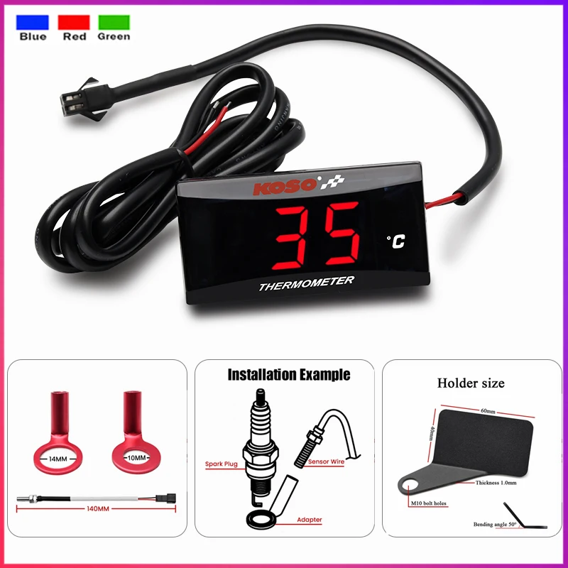 koso cylinder head temperature gauge For nmax cb500x Adapter Scooter