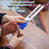 1/4 Pack Tuning Fork Set(128 Hz,256 Hz,512 Hz,528 Hz)With Tuning Fork Hammer For Sound Healing Sound Vibration Tools 4