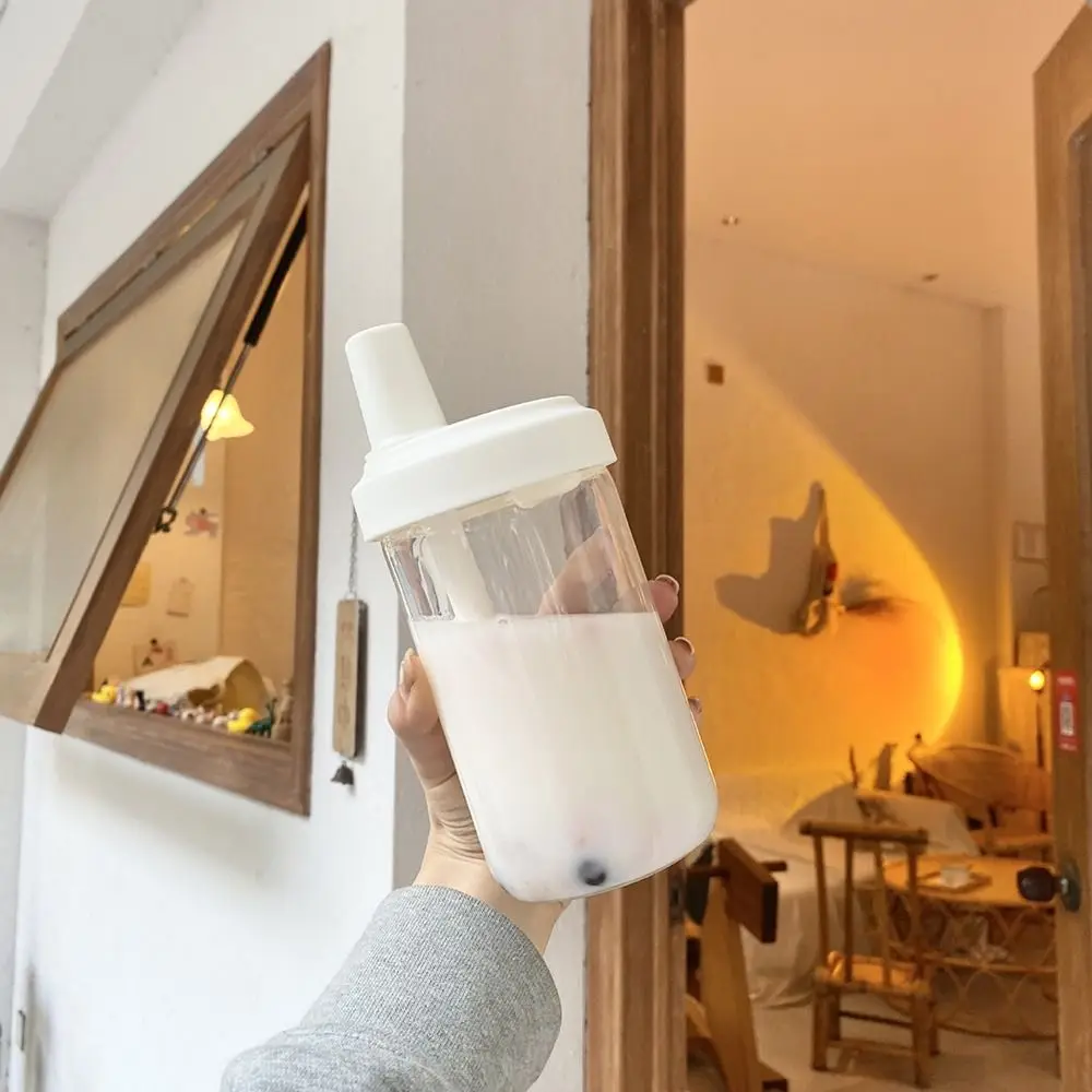 Outdoors Fashion Portable Water Cup Straigh Drinking Water Bottle Plastic Kettle Drink Cup Straw Cup