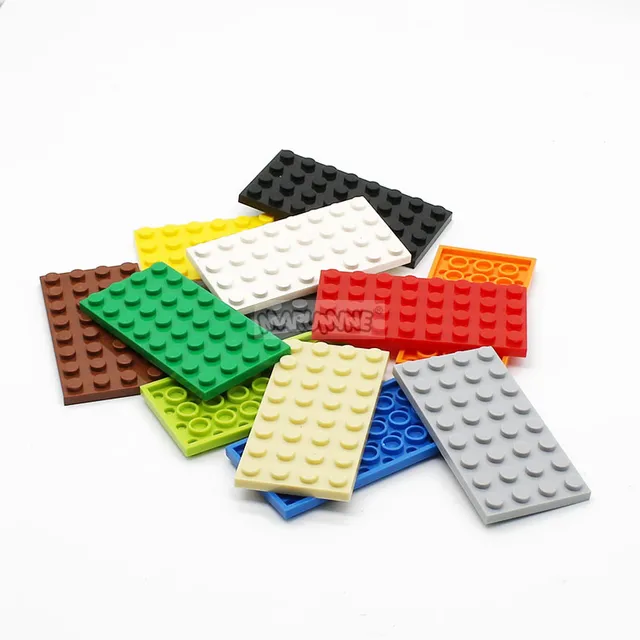 Marumine 15PCS 4x8 Dots Baseplate Particles Building Blocks Plate 3035 Bricks Accessories DIY Classic Educational Children Toys 5