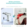 4 in 1 Wireless Hair Dryer Multifunctional Electric Air Duster Travel Portable USB Rechargeable Strong Wind Blow Dryer 5
