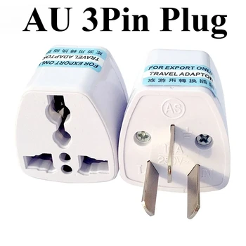 Australia Power Plug Universal 3Pin UK/US/EU to AU NZ AC Ground Adapter Travel Converter For Mobile Phone Household Appliances 1