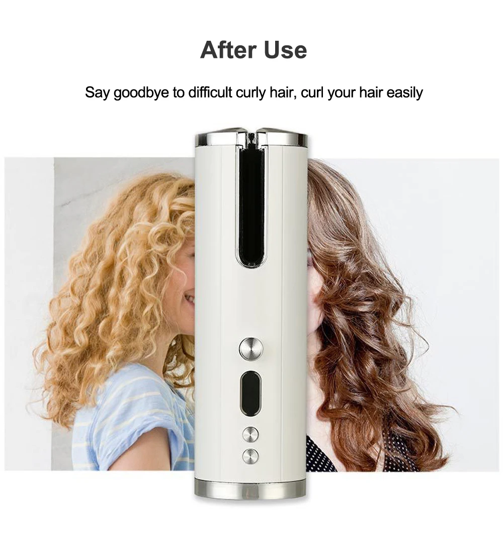 HAUSE Cordless Automatic Rotating Hair Curler