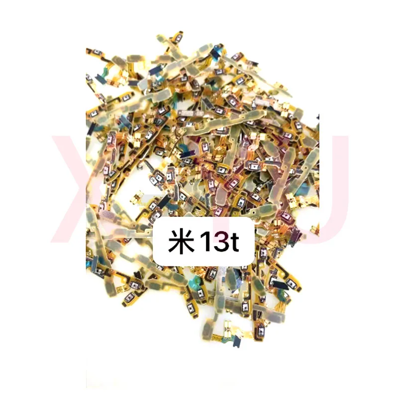 

Гибкий кабель питания для Xiaomi Mi 13T / 13T Pro, боковой ключ включения/выключения, кнопка управления вверх/вниз, запасные части