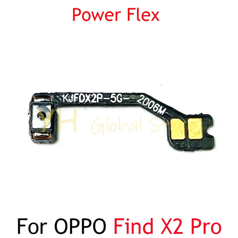 

For OPPO Find X X2 Neo Pro Lite Power On Off Switch Volume Side Button Flex Cable Repair Parts