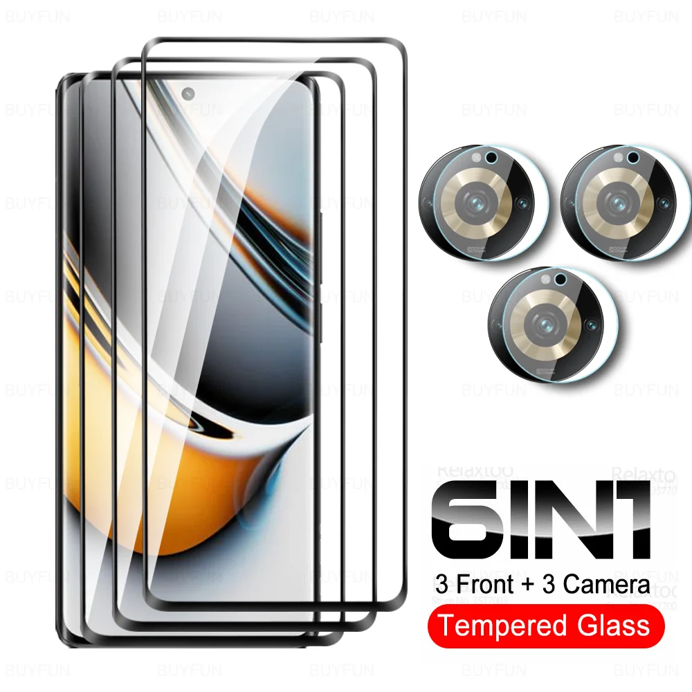 

6in1 Camera Protective Glass For Realme 11 Pro Plus 5G Curved Screen Protector Realmy 11Pro Realme11 Pro+ Realme11Pro 6.7'' 2023