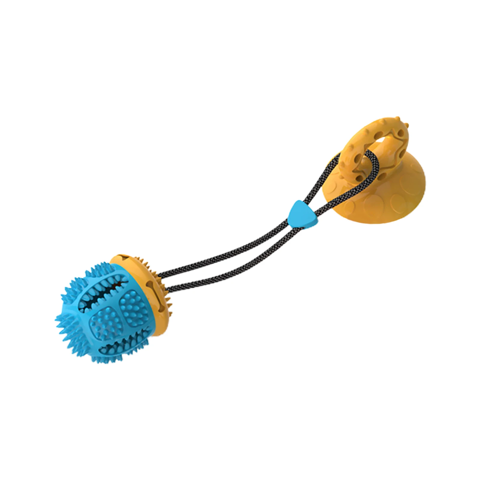 

Dog Ball Toys Suction Cup Ropes Interactive Leaking Slow Feeder Chew Toy Toothing Clean Golden Retriever Pet Supplies