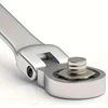 Shaking Head Ratchet Chrome Vanadium Steel Two-Way Event-Head Ratchet Wrench Quick Manual Dual-Purpose Ratchet Wrench Open Wrenc 3