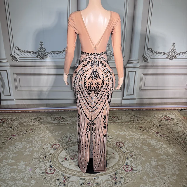 Scarlet Feather Mini Gown