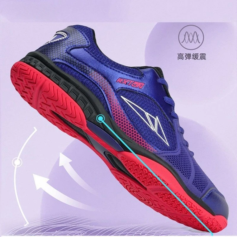 Hot Sale Table Tennis Shoes Men Women Breathable Badminton Shoe Unisex Anti Slip Indoor Court Shoe Luxury Brand Sports