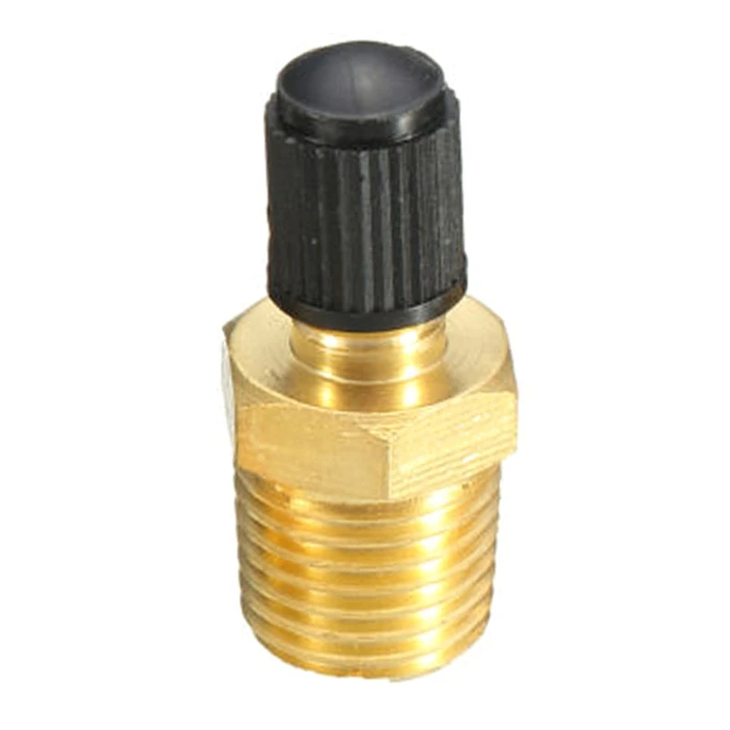 

1/4" NPT for Tank for Valve Anti-Corrosion Brass Schrader for Valve Using with Air Compressor Tanks Fitting for Car Auto