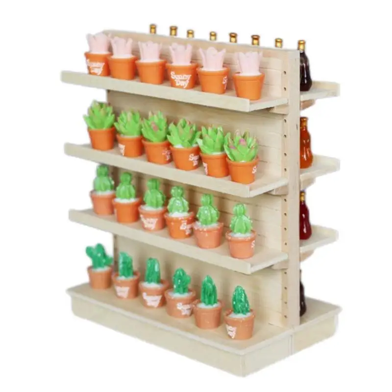 

Kids Dollhouse Rack Durable House Bookshelf 4 Tier Kids Book Rack Displays Storage For Child's Bedroom Playroom Nursery