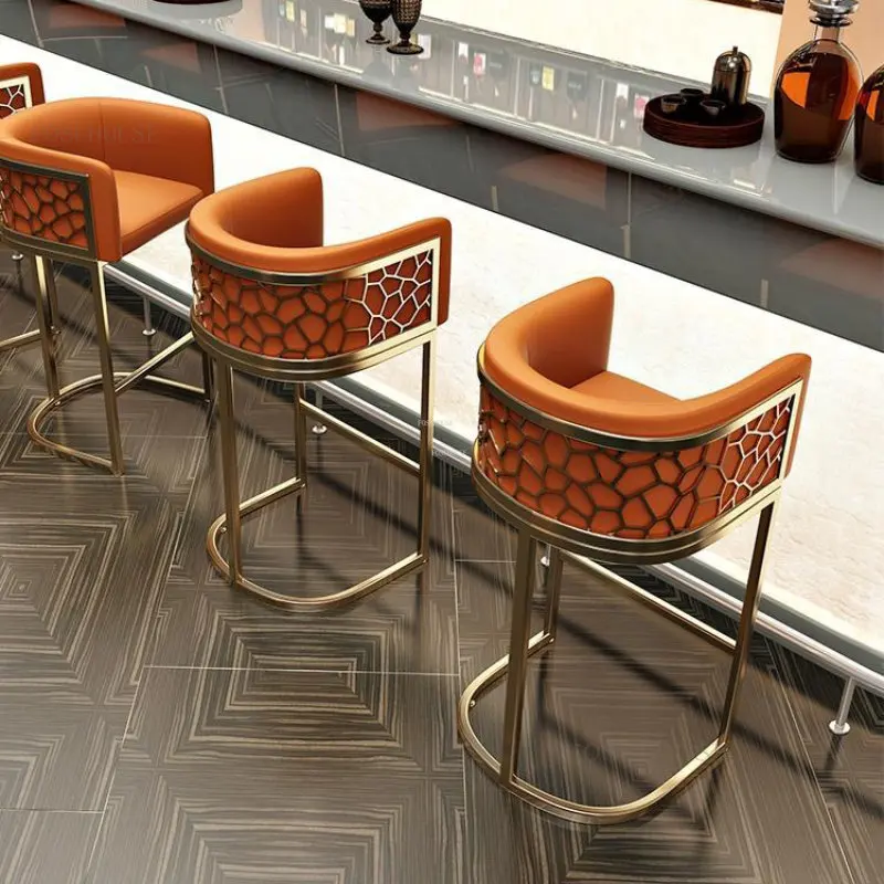 Luxury Nordic Bar Chair Nordic High Chair Luxury Bar Stools