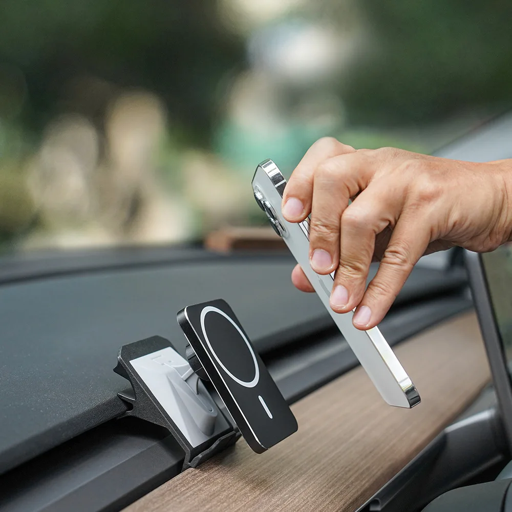 Автомобильный держатель Magsafe для Tesla Model 3 Y X S 2018-2021 2022 беспроводной зарядки вашего