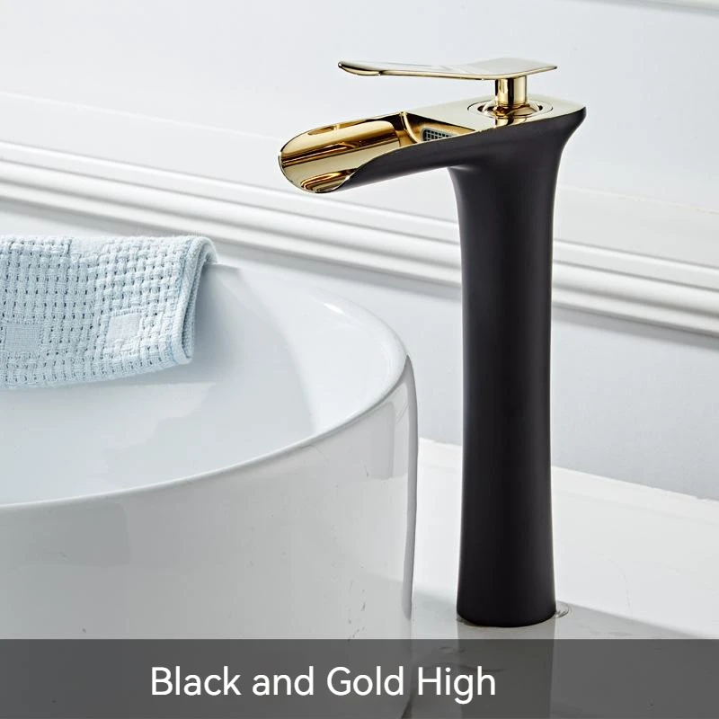 black and gold