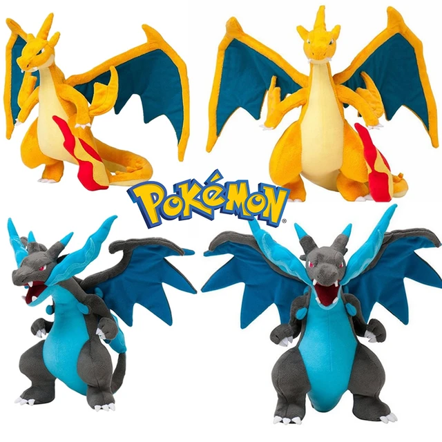 18 estilos brilhante charizard brinquedos de pelúcia pokemon mega evolução  x & y charizard macio animais de pelúcia brinquedo boneca presente para  crianças - AliExpress