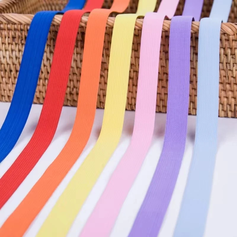 Colorful High-Elastic Latex Knitted Bands