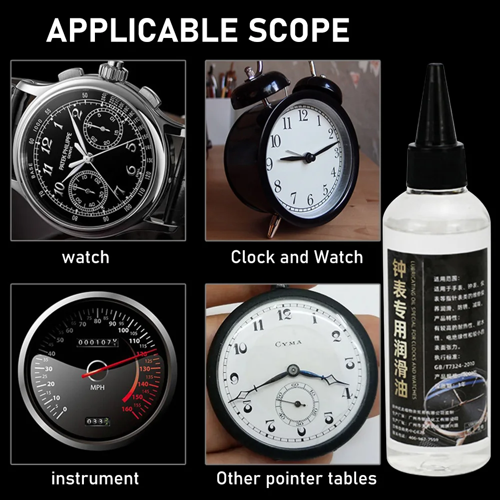 Watch Lubricant Oil Mechanical Movement 10/50/100ml for Watchmakers Repair Supplies