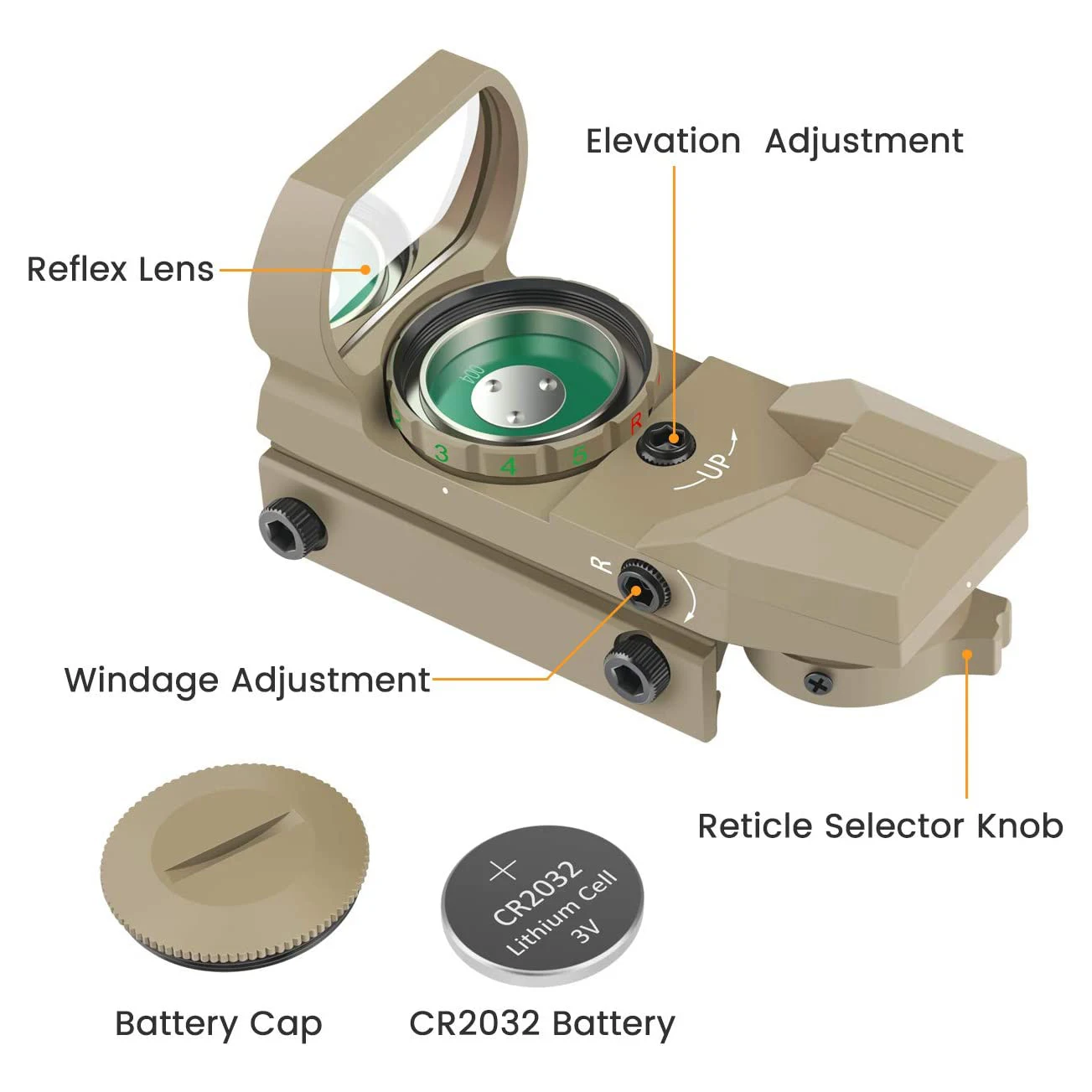 Tactical Riflescope Hunting Optics Red Green Projected Dot Sight Reflex 4 Reticle Scope Collimator Sight for 11mm/20mm Rail red dot sight,rifle scope