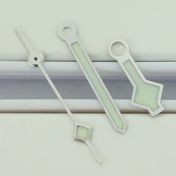 Silver C3 Blue Bright Luminous Watch Hands - High Quality Replacement Pointers (Style 1)