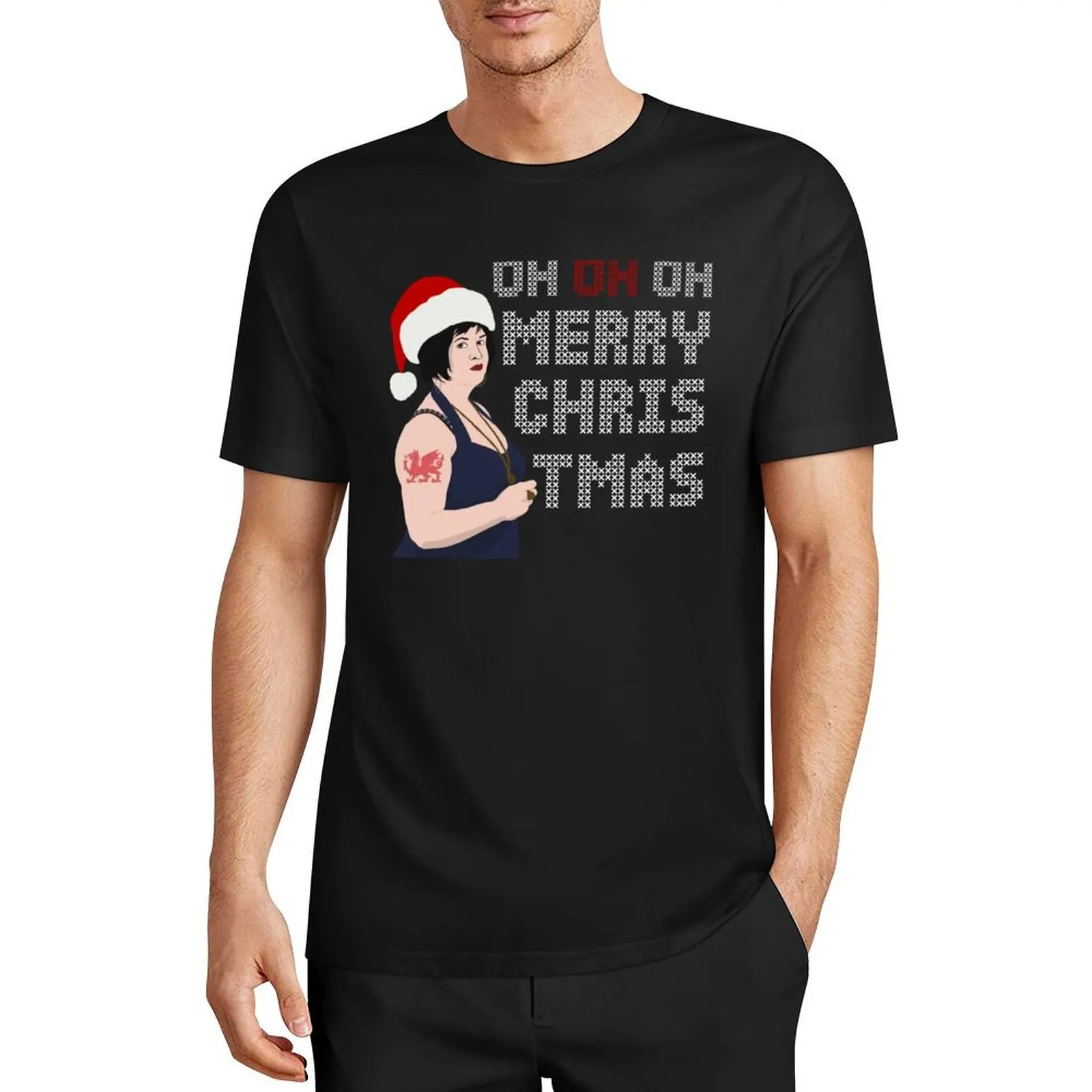 

christmas ness (the original) T-Shirt customizeds kawaii clothes T-shirts for men cotton