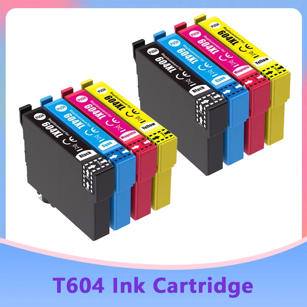 Cartuccia Di Inchiostro Compatibile 604Xl T604 E604 604 Per Epson 604Xl Xp-2200 4205 2205 3200 3205 Xp-4200 Wf-2910 Wf2930 2935 Wf2950