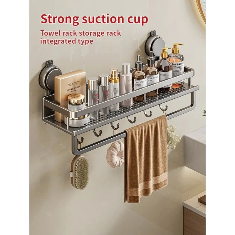 Aluminum Storage Organizer Wall Mounted for Bathrooms