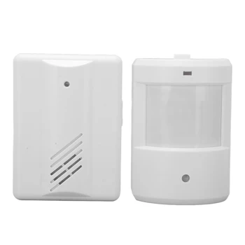 Wireless Driveway Alarm Infrared Transmitter Doorbell Receiver Motion Sensor Weatherproof for Home Security System new 1