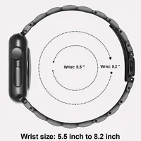 Bracelet en métal + étui pour Apple Watch Ultra2, 49mm 42mm 41 45 46 40 44mm, Bracelet en acier pour Iwatch série 10 9 8 7 6 SE 5 4 4