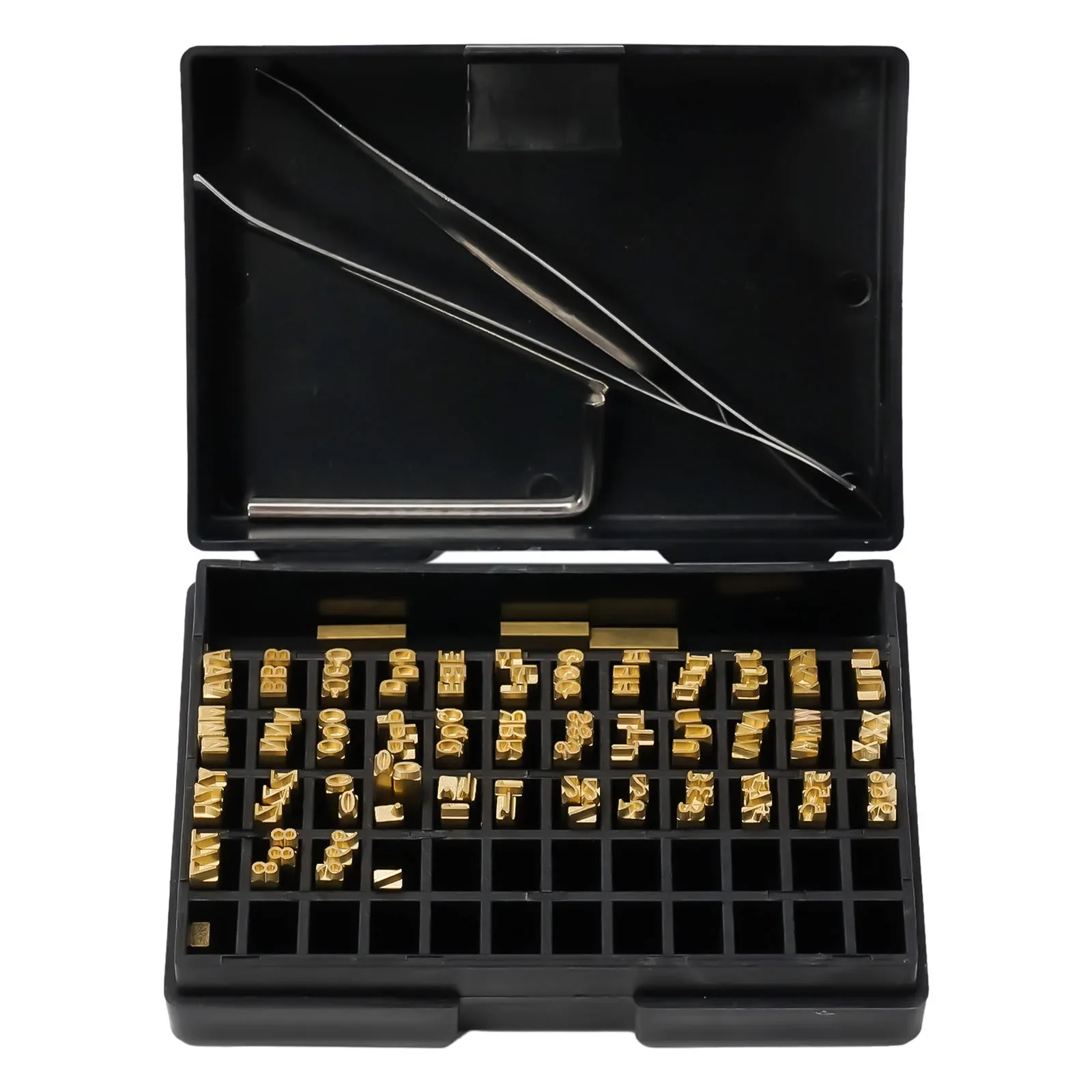 120pcs Coding Machine Word Grain 2*3*15cm Hot Stamp Copper Letters Thermal Ribbon Printing Font Electric Ribbon Coding coding machine word grain