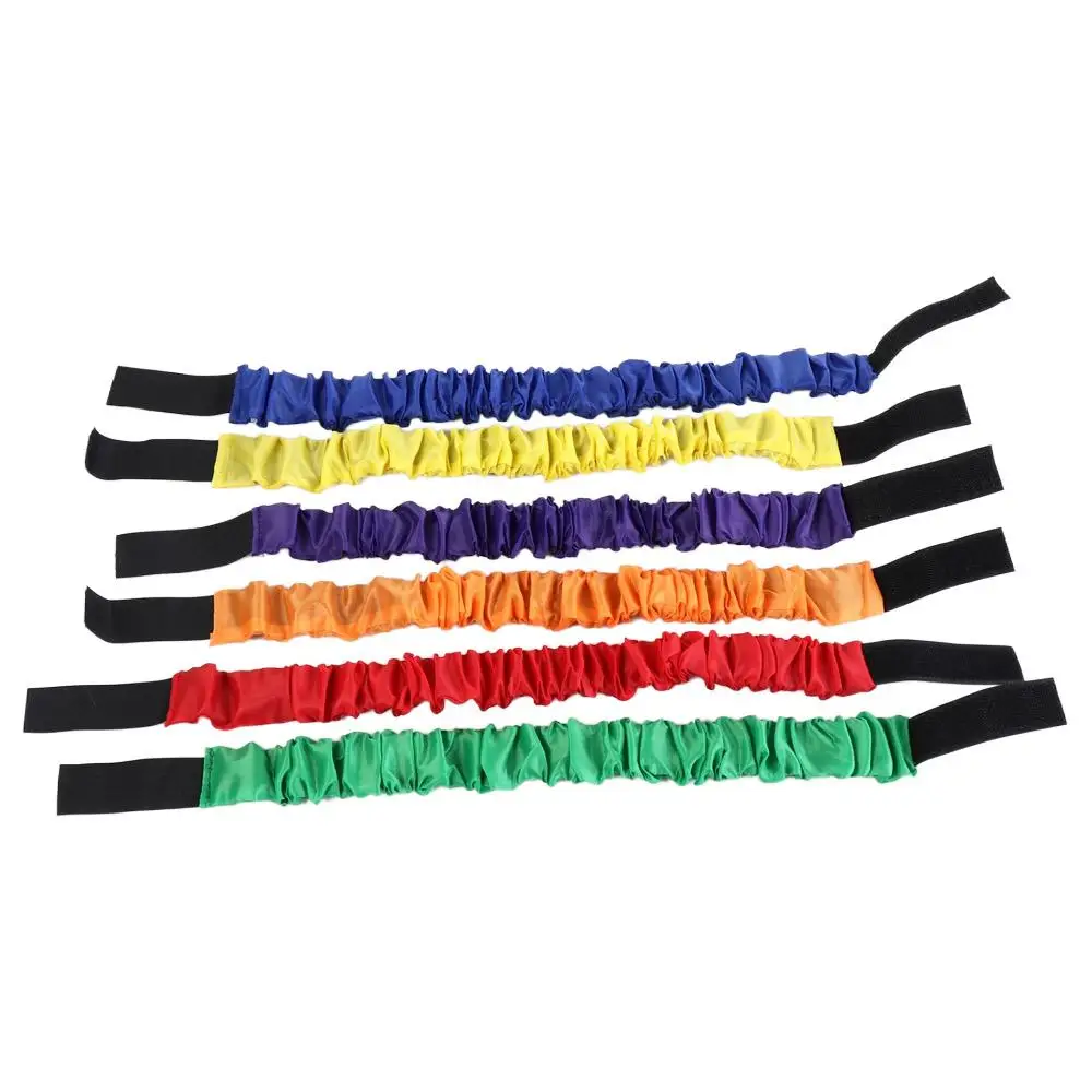 2 Person 3 Foot Group Game Elastic Puttee Multi Person Parent-child Game Sports Game Pros Solid Color Elastic Strap Outdoor