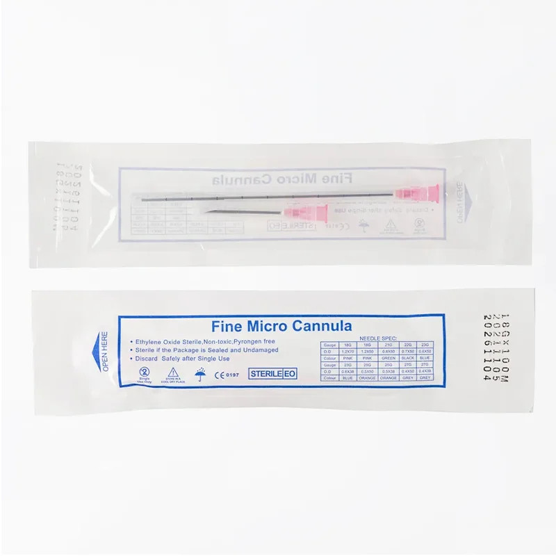 50pccs/box Blunt needle beauty needle disposable 23G25G27G subcutaneous injection beauty tool