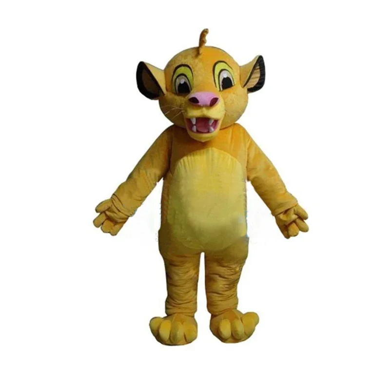 

New Lion King Simba Mascot Costume Fancy Costume Anime Cosplay Kits for Halloween party event