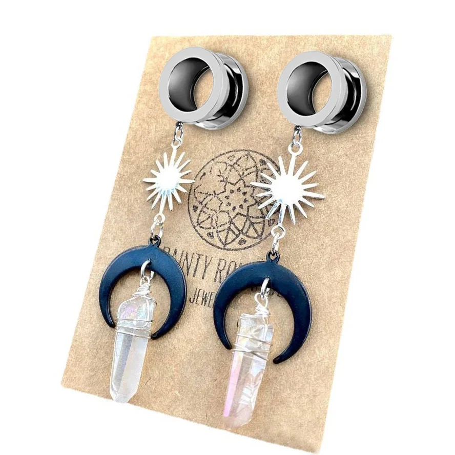 7/16 Gauges For Ears TBOSEN Set Of 12 Pcs Stainless Steel Ear Plugs Large Double Flare Ear Gauge Stretching Kit