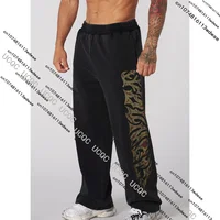 New Mens Sweatpants Gym Sports Fitness Running Basketball Training Casual Pants Keep Warm Fleece Loose Straight Man Casual Pants