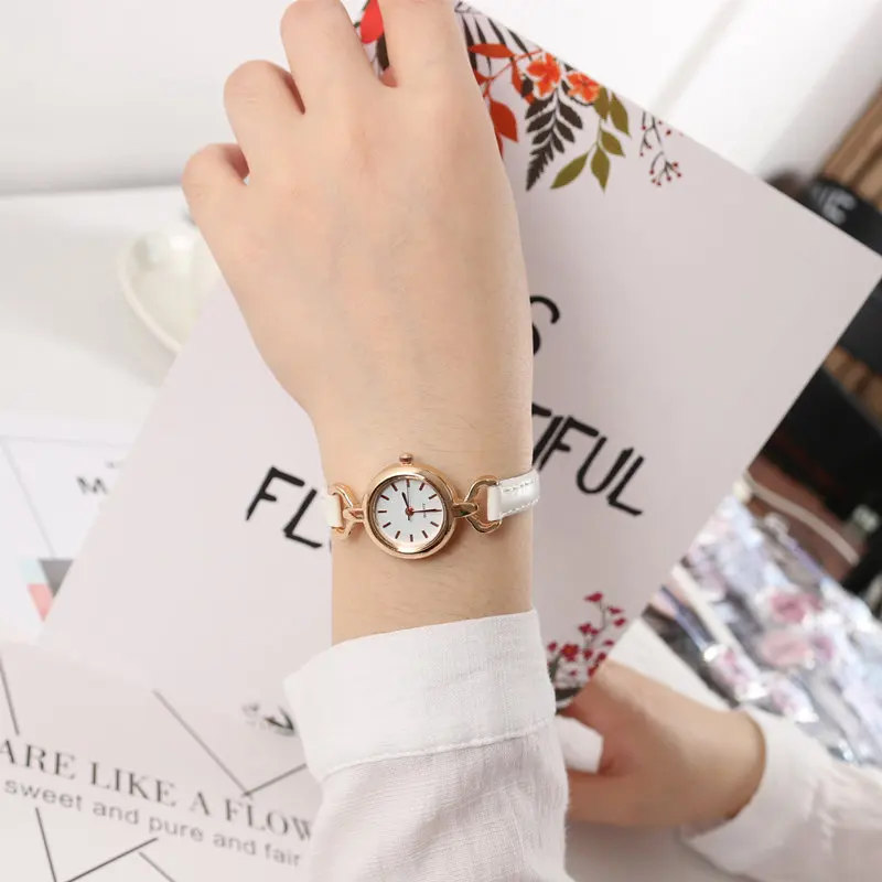 Ins Small Round Watch Women Luxury Watches Girls Quartz Wristwatches Fashion Gifts Bracelet Reloj Mujer Rosa Relogio Feminino 3