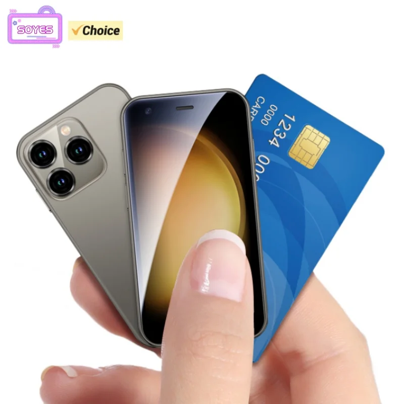 New SOYES XS15 Mini Smartphone 3.0inches MTK 2GB RAM 16GB ROM WCDMA 3G Dual SIM 2MP Rear Camera 480x854 Type-C Android Cellphone