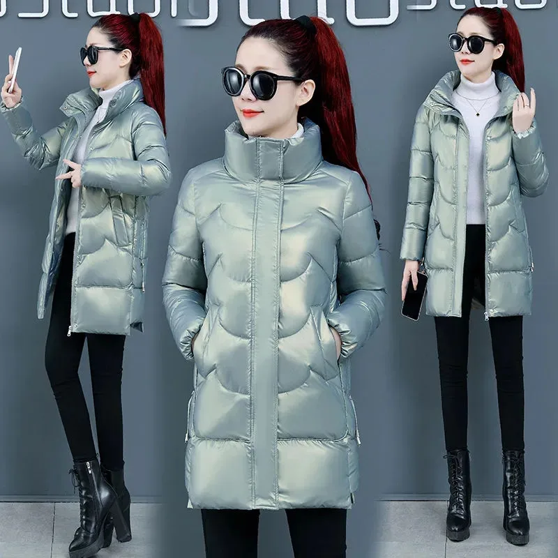 autumn-glossy-down-cotton-clothes-women-winter-parkas-fashion-stand-collar-mid-length-thick-padded-jacket-female-overcoat-h3055