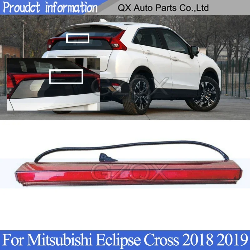 

CAPQX Rear Additional brake light lamp For Mitsubishi Eclipse Cross 2018 2019 High Additional 3rd Third Brake Light stop lamp