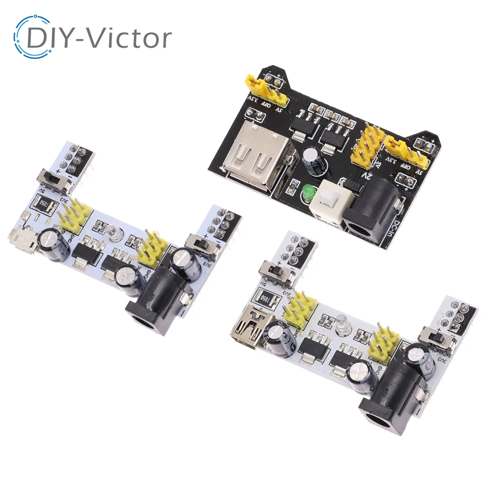 Alimentatore Per Breadboard MB102: Doppia Uscita 5V E 3.3V, Perfetto Per Progetti Elettronici, Hobbisti E Studenti