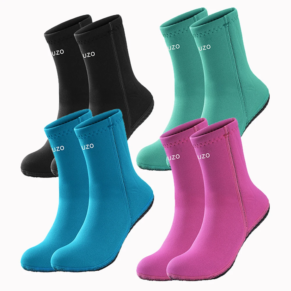 5mm 3mm Neoprene Beach Aqua Yoga Socks Sand Playing Scuba Diving Snorkeling Swimming All Water for Kids Youth Adults Sock Shoe 3
