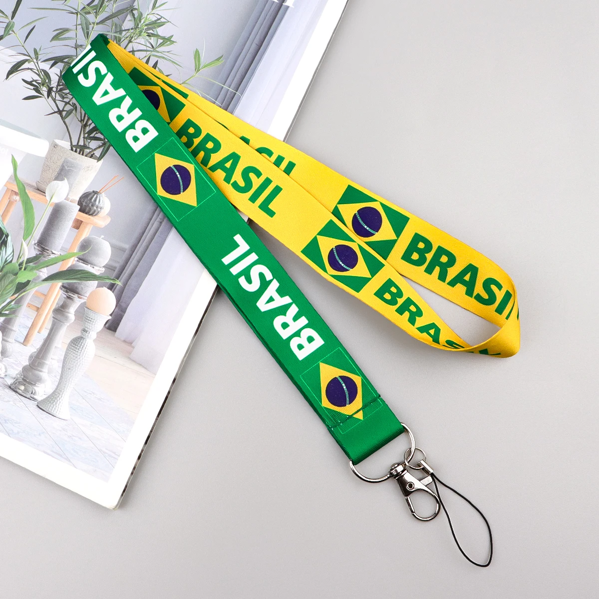 Chic Phone Lanyard Wallet Case with Fashionable Neck Strap and Card Holder
