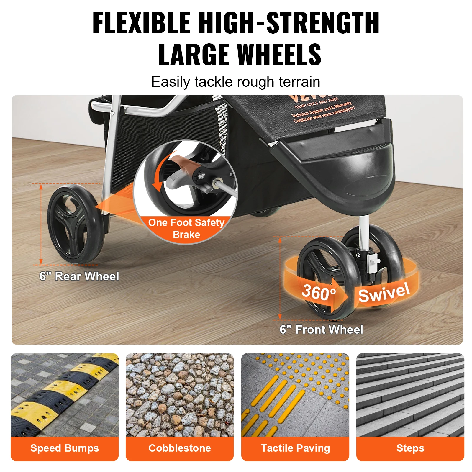 3 Wheel Pet Stroller 2