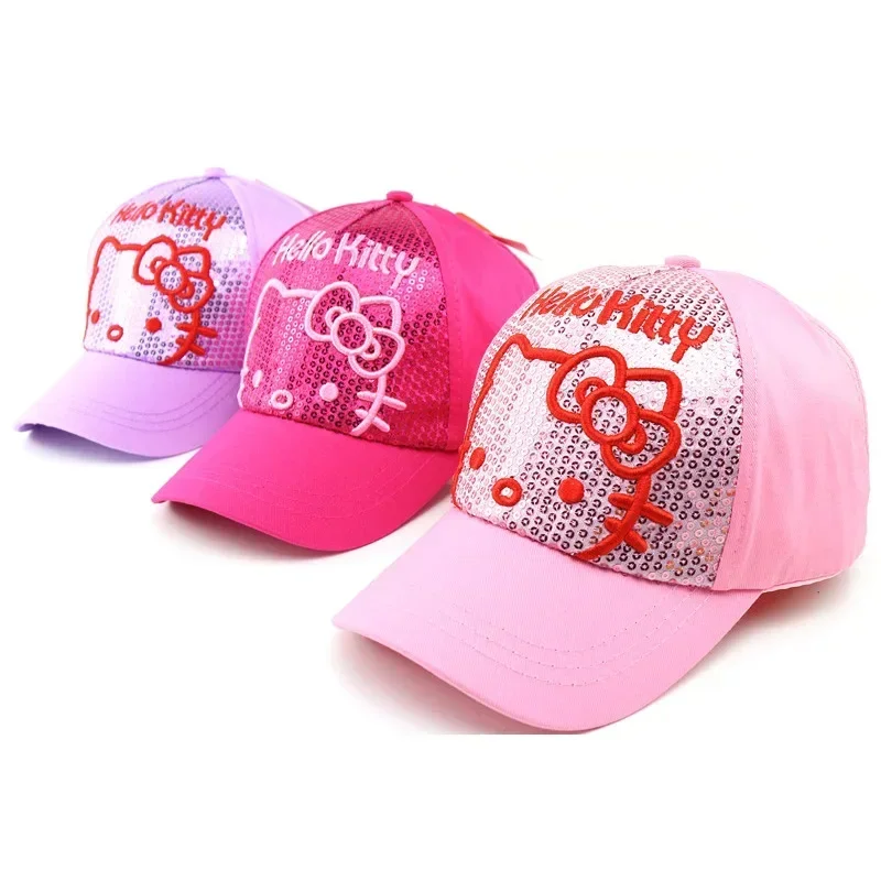 Casquette De Baseball Hello Kitty Kuromi Pour Enfants 53cm
