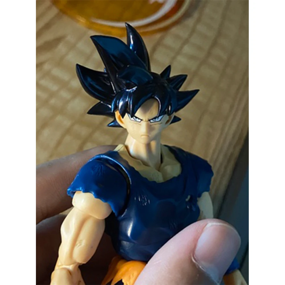 Boneco Goku Dragon Ball Gt Demoniacal Fit Azul Amarelo