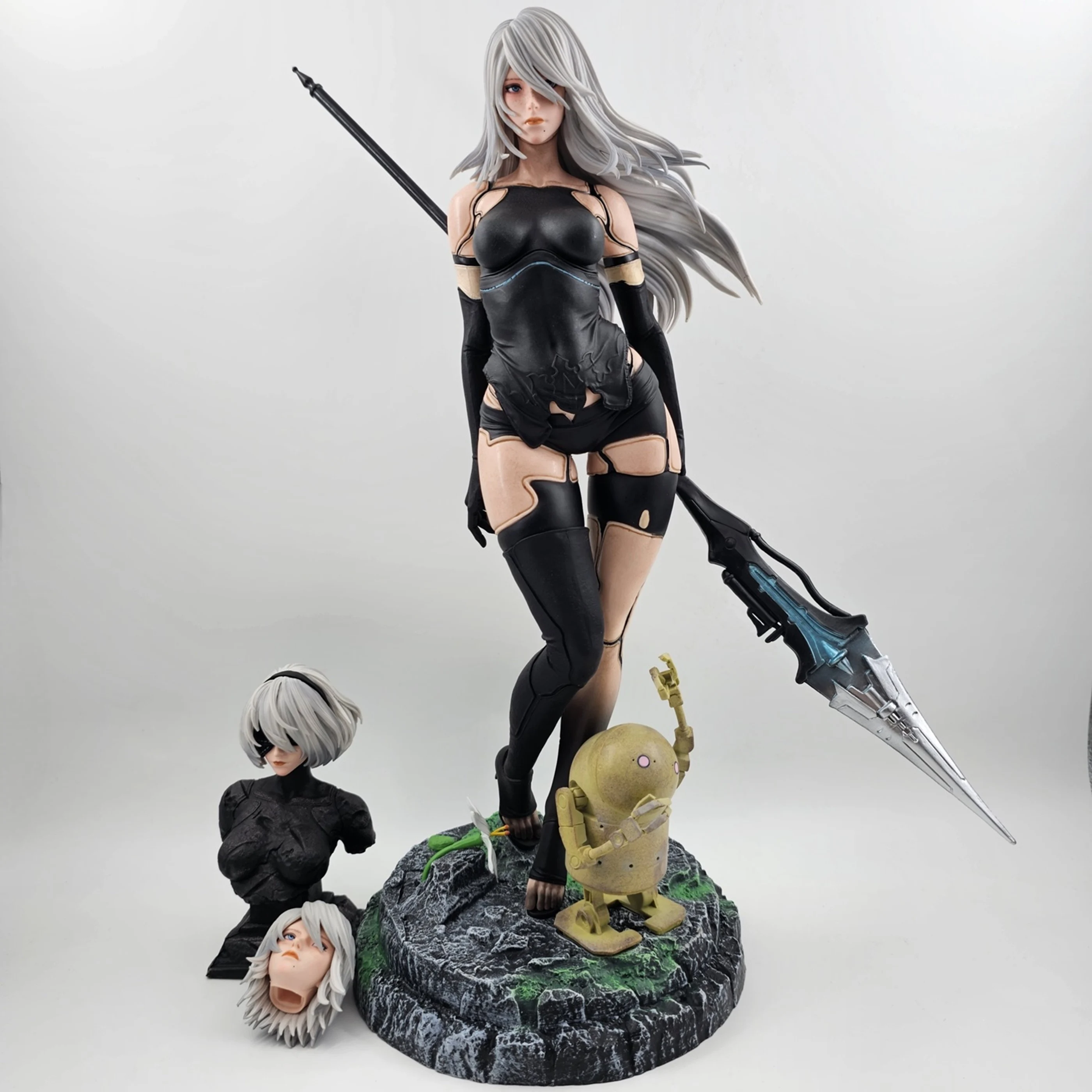 thumbnail image 1 of 46cm Gk Nier: Automata Pod 042 Yorha No. 2 Type B Three Heads Anime Figures Pvc Action Figure Model Toy Game Collectible Doll, 1 of 5