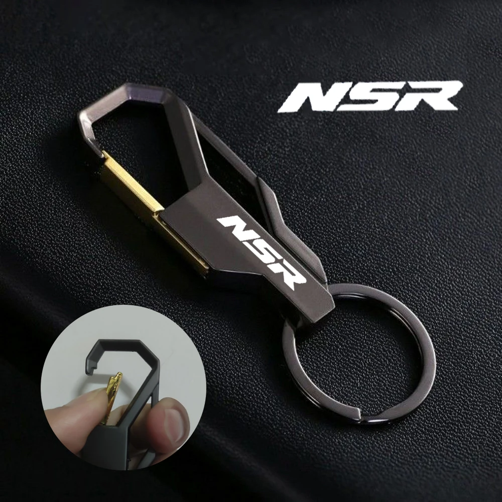 Motorcycle Keychain Accessories For HONDA NSR125 NSR150 NSR250 NSR 125 nsr 150 NSR 250 Keyring Waist Hanging Metal Key Chain